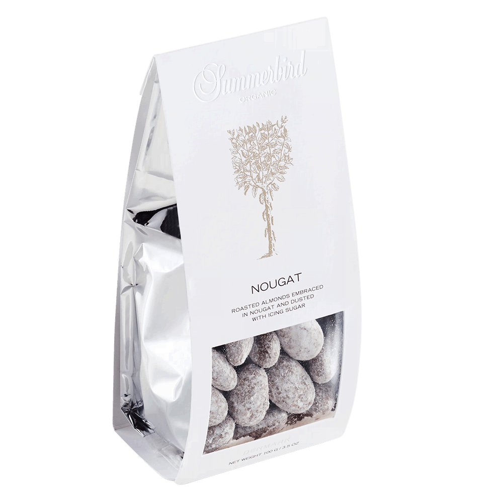 Summerbird Mandeln Nougat in Puderzucker Bio 100g Summerbird Mandeln Nougat in Puderzucker Bio 100g