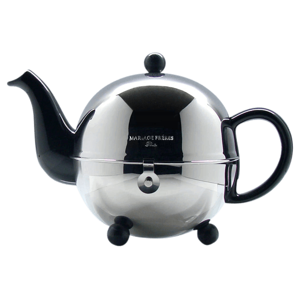 Mariage Frères Art Deco Teekanne Schwarz 1,3l