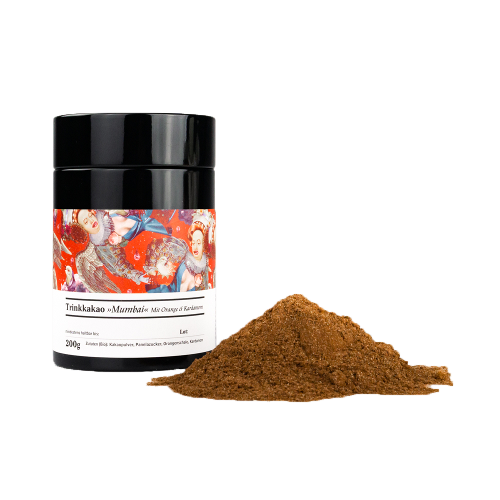 Gewürzmühle Rosenheim Bio-Kakao Mumbai mit Orange & Kardamom 200g