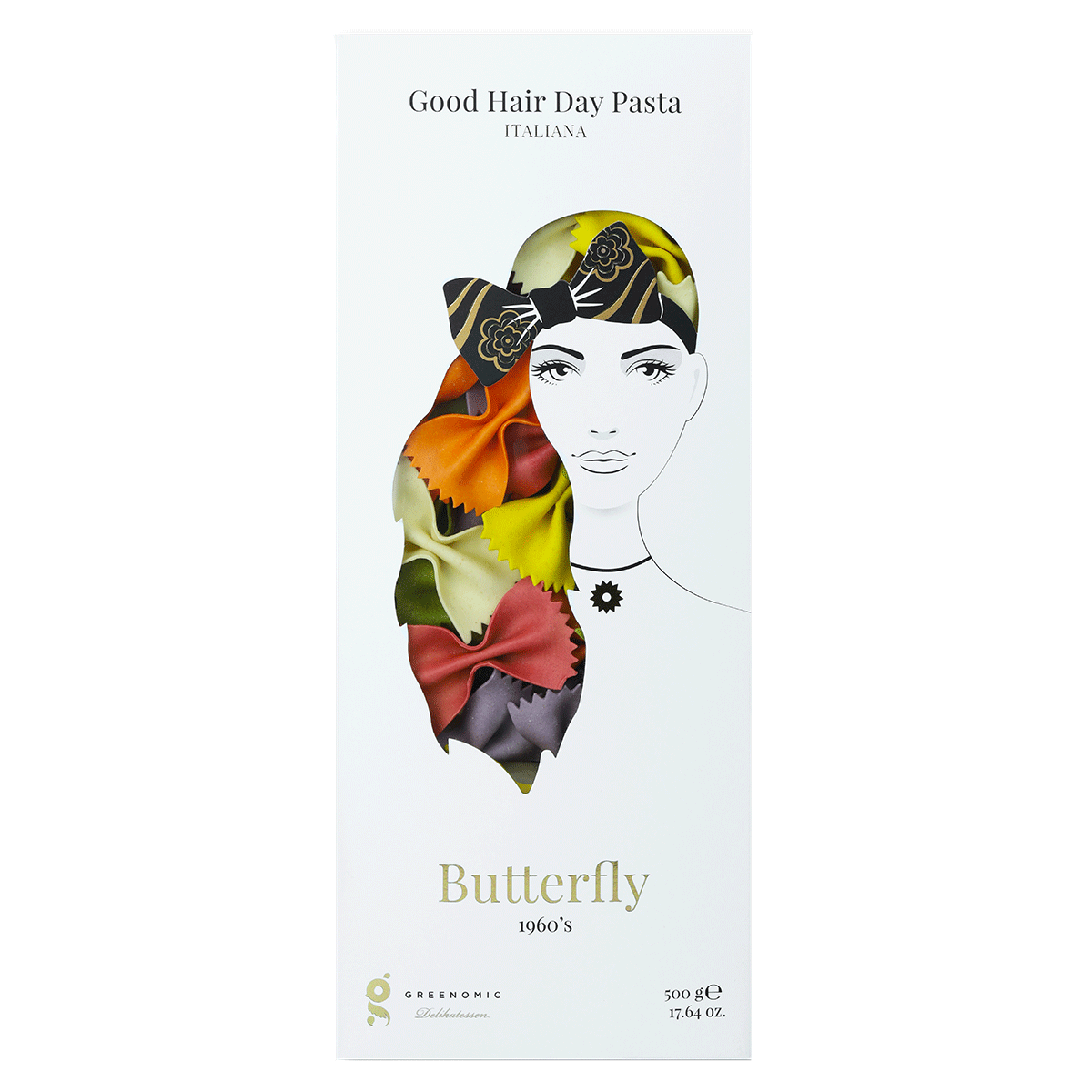 Good Hair Day Pasta Butterfly 1960's 500g Good Hair Day Pasta Butterfly 1960's 500g