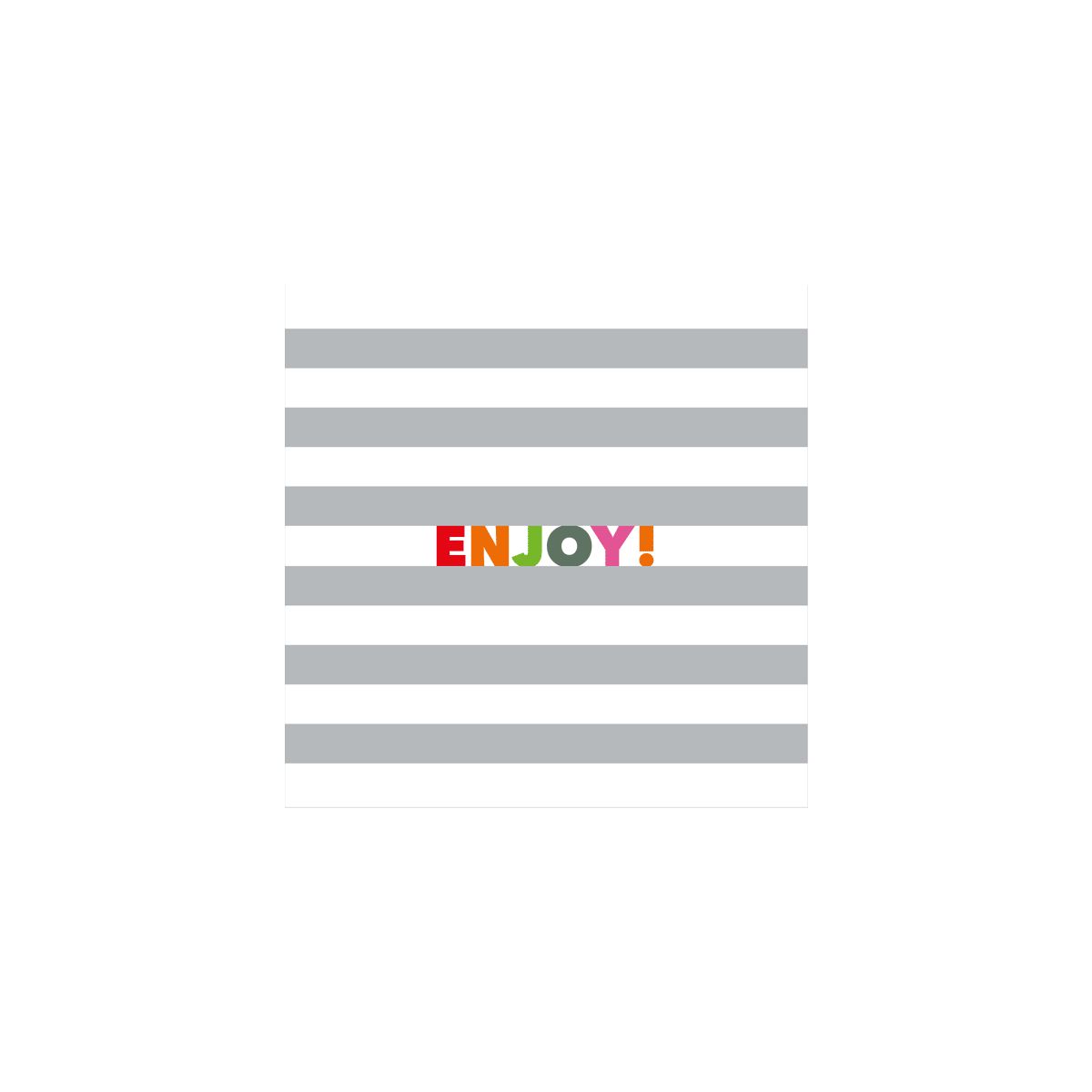 Grußkarte klein Enjoy