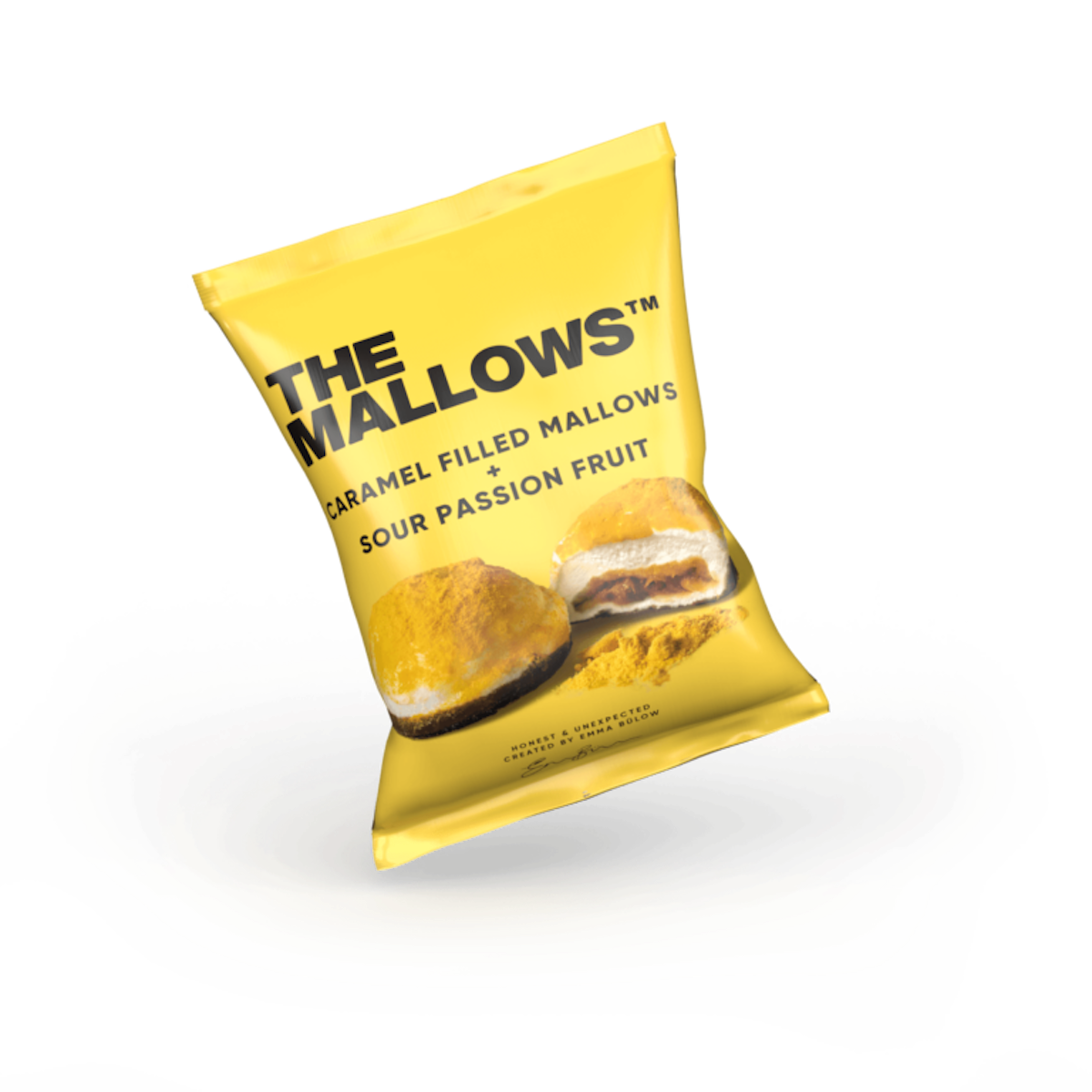 The Mallows Marshmallow Flowpack Dulce Chocolate mit Karamell 18g
