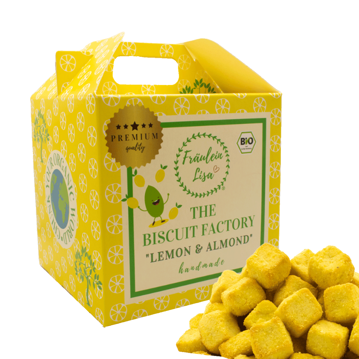 Fräulein Lisa Bio Soft Cookies mit Mandeln und Zitrone 180g 