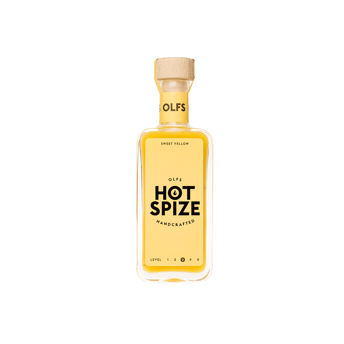 Olfs Hot Spize Sweet Yellow Sauce Vegan 100ml Olfs Hot Spize Sweet Yellow Sauce Vegan 100ml