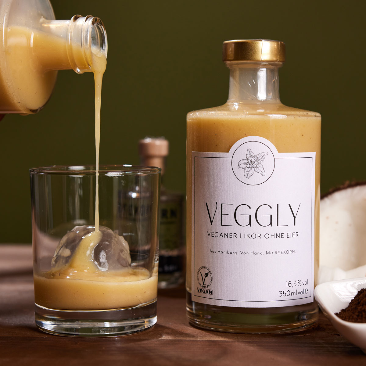 VEGGLY Veganer Likör ohne Eier 350ml
