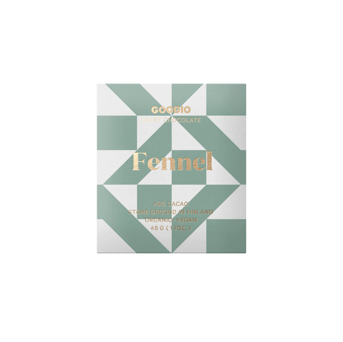 Goodio Schokoladentafel Fenchel 49% 48g