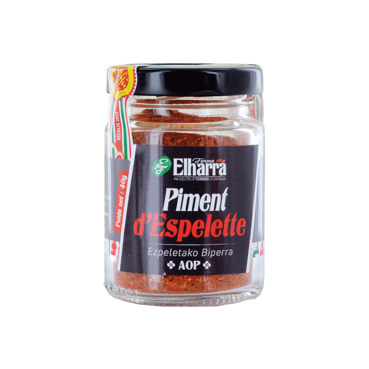 Ferme Elharra Piment d'Espelette gemahlen 40g