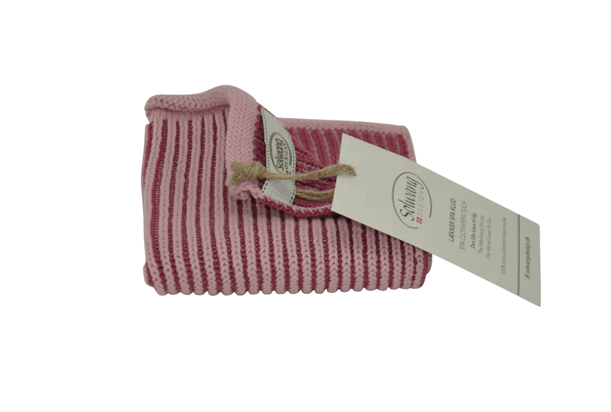 Solwang Ribrib Handtuch Rosa Baumwolle 32x47cm
