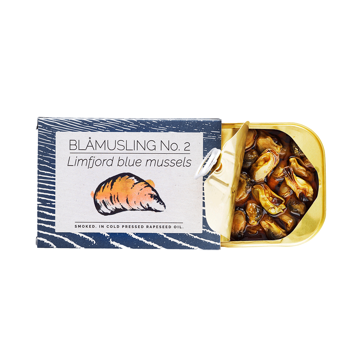 Fangst Blåmusling No.2 Blaumuscheln geräuchert 100g