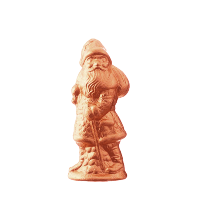 Weihnachtsmann Vollmilchschokolade Orange 18,5cm 125g