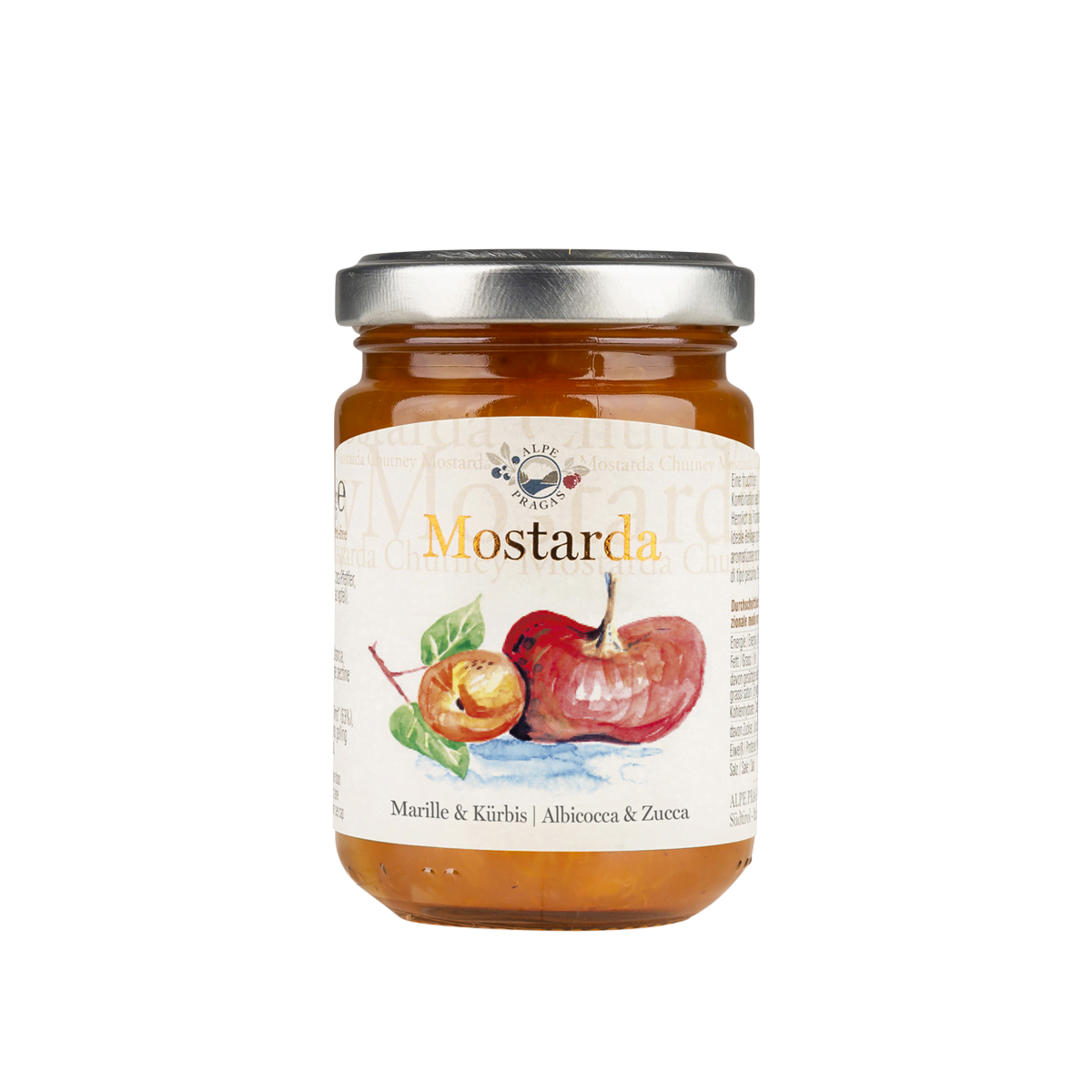 Alpe Pragas Mostarda Marille-Kürbis 160g