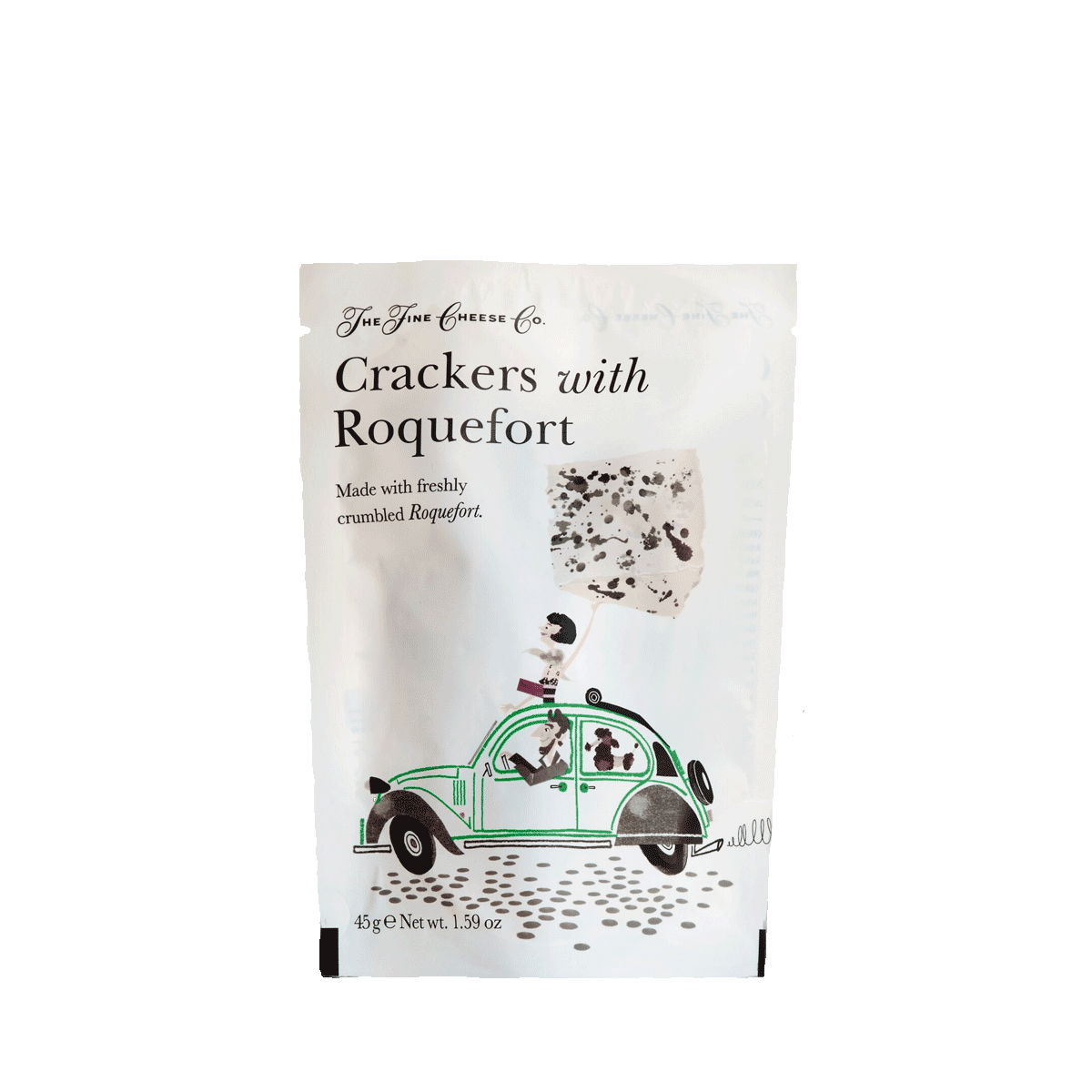 The Fine Cheese Company Käse-Cracker mit Roquefort 45g