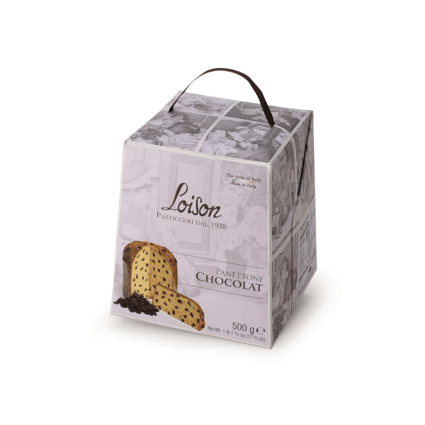 Loison Panettone Astucci Chocolat mit Schokotropfen 500g