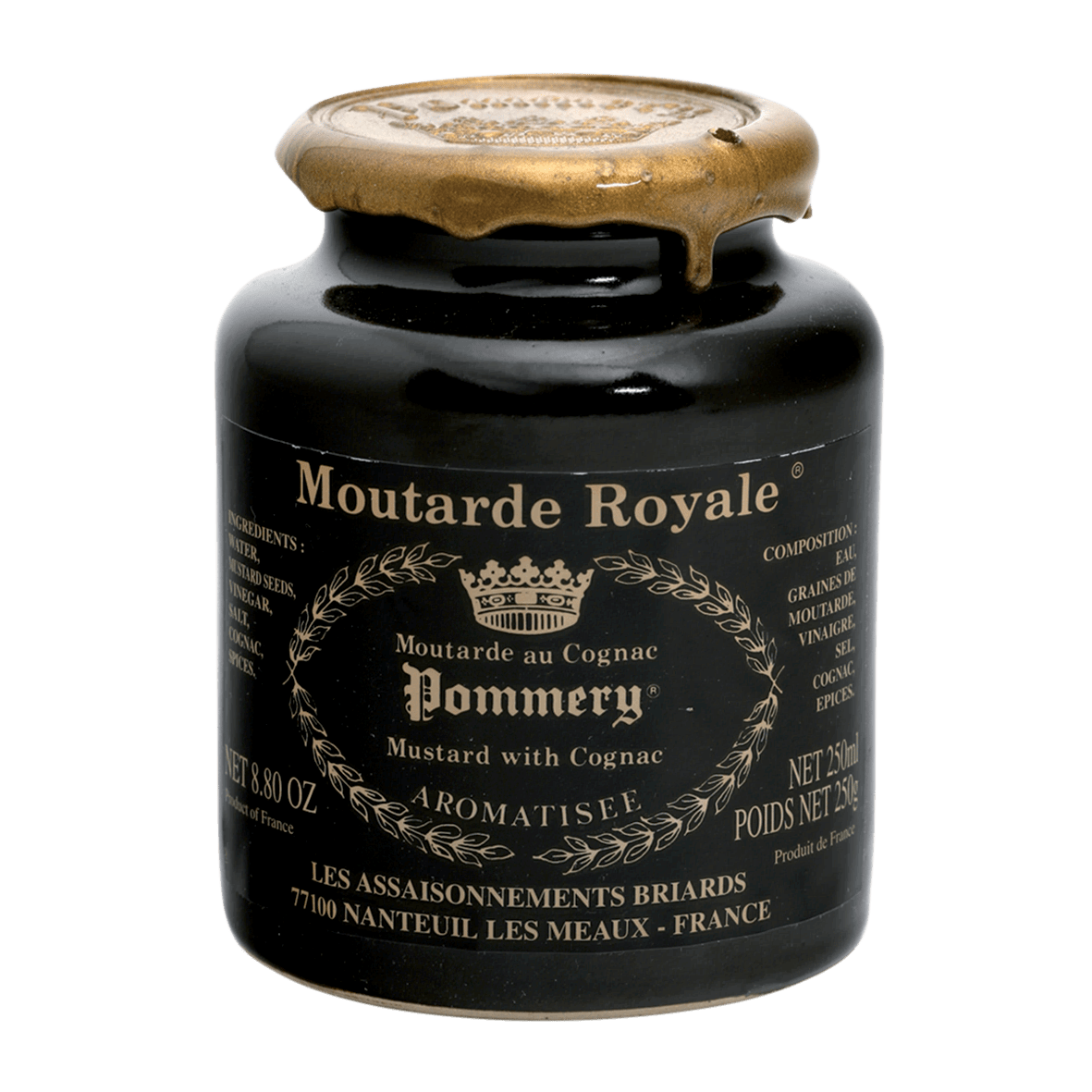 Moutarde Meauxe Pommery Senf mit Cognac 250g Moutarde Meauxe Pommery Senf mit Cognac 250g
