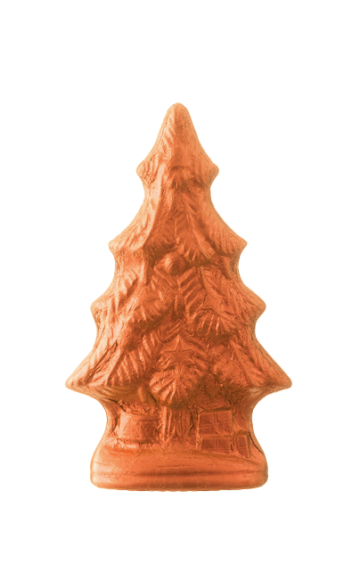 Weihnachtsbaum Vollmilchschokolade Orange 30cm 350g