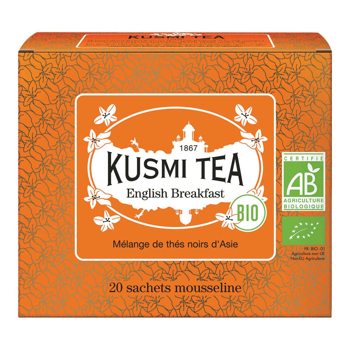 KUSMI Tea English Breakfast Tee Bio Beutel 20 Stück