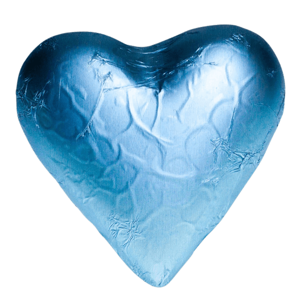 Oschätzchen Herz Eisblau VM  15cm 125g