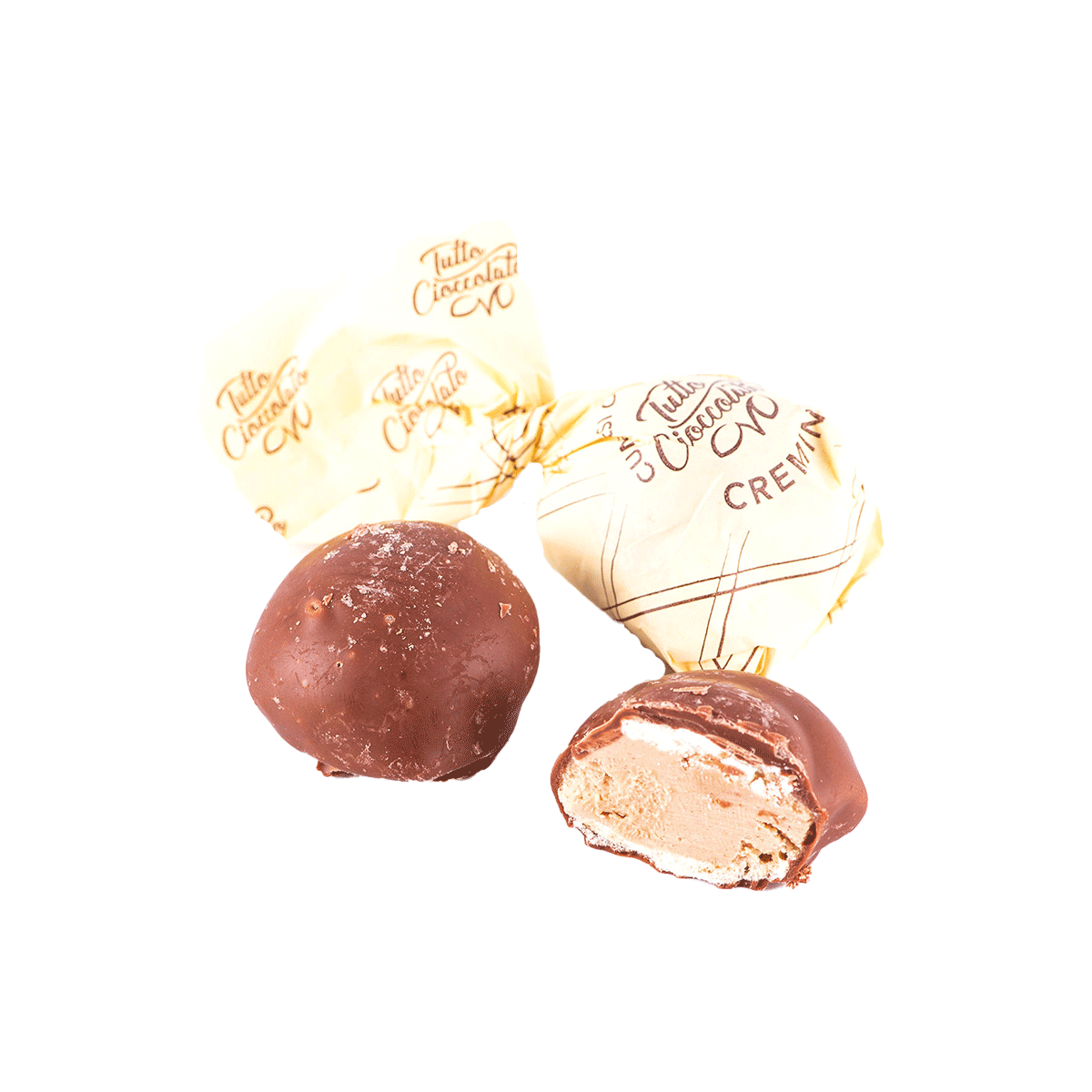 Tutto Cioccolato Cuneesi Meringa Cremino 1Kg  (Einkauf immer 2 kg = ca 90 Stück.) Tutto Cioccolato Cuneesi Meringa Cremino 1Kg  (Einkauf immer 2 kg = ca 90 Stück.)