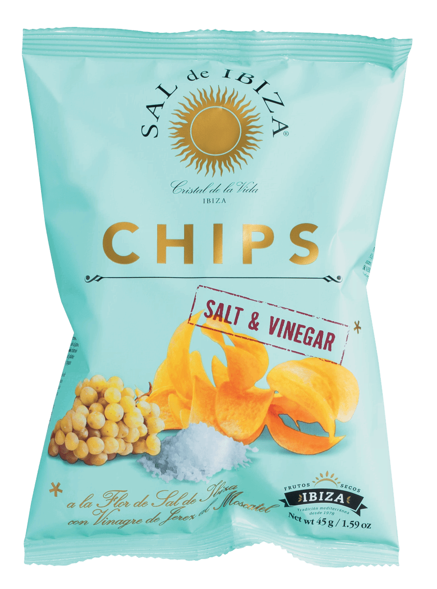 Sal de Ibiza Chips mit Salz und Essig 45g