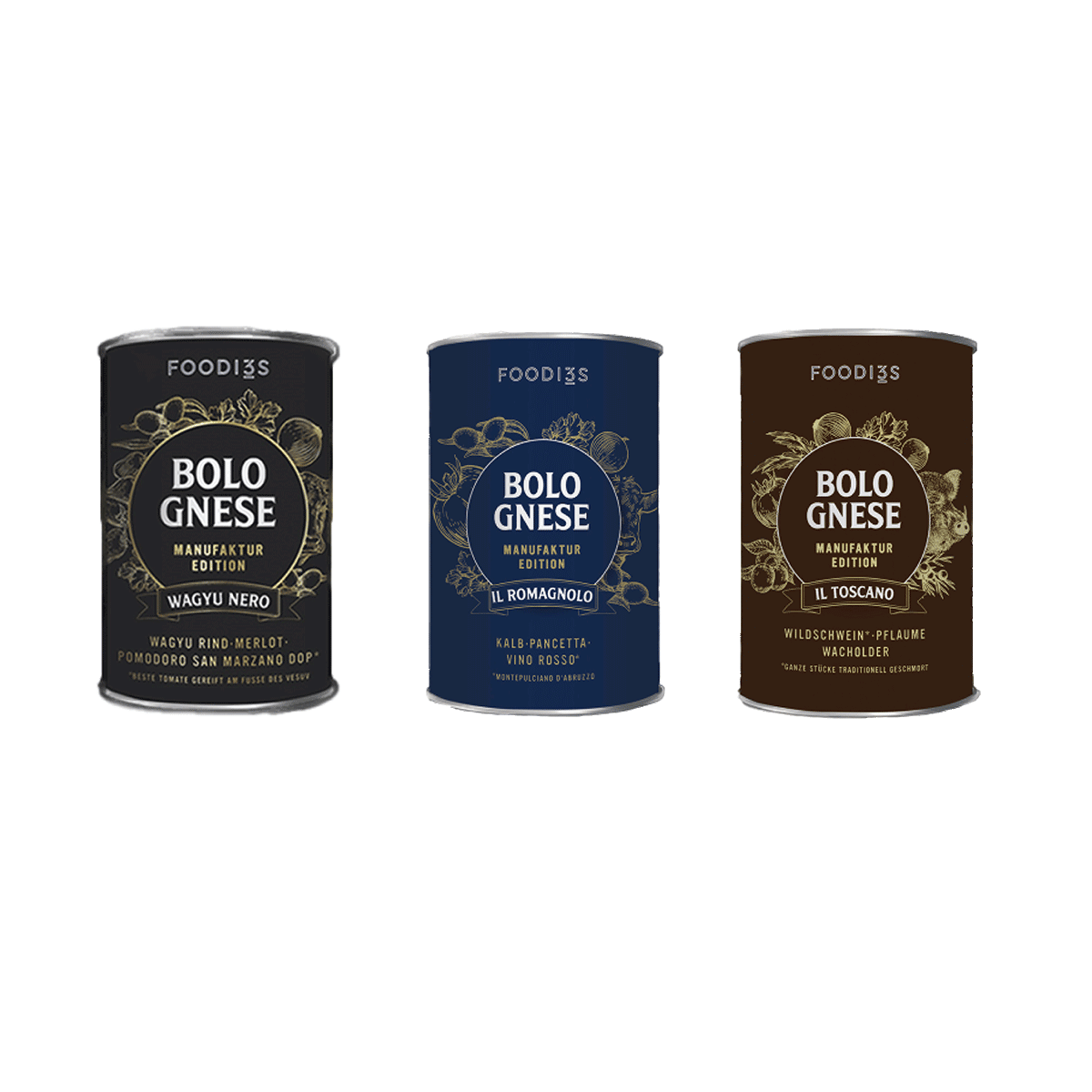 Foodi3s Bolognese 3er-Set 