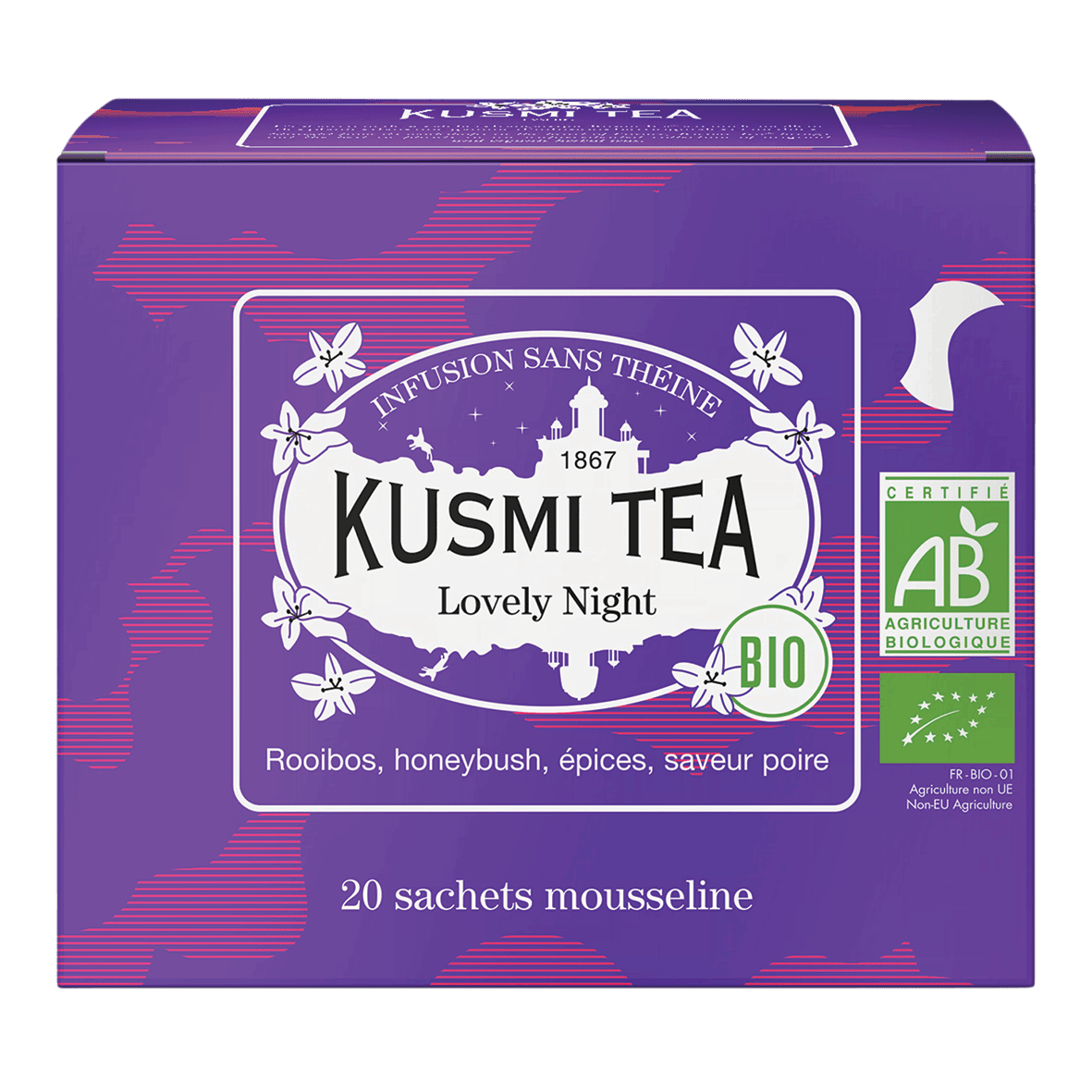 KUSMI Tea Lovely Night Bio Tee Beutel 20 Stück