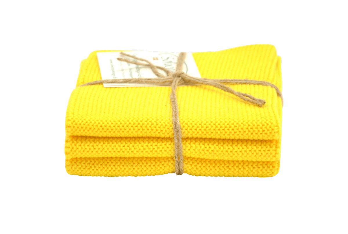 Solwang Wischtuch 3er Set starkes Gelb