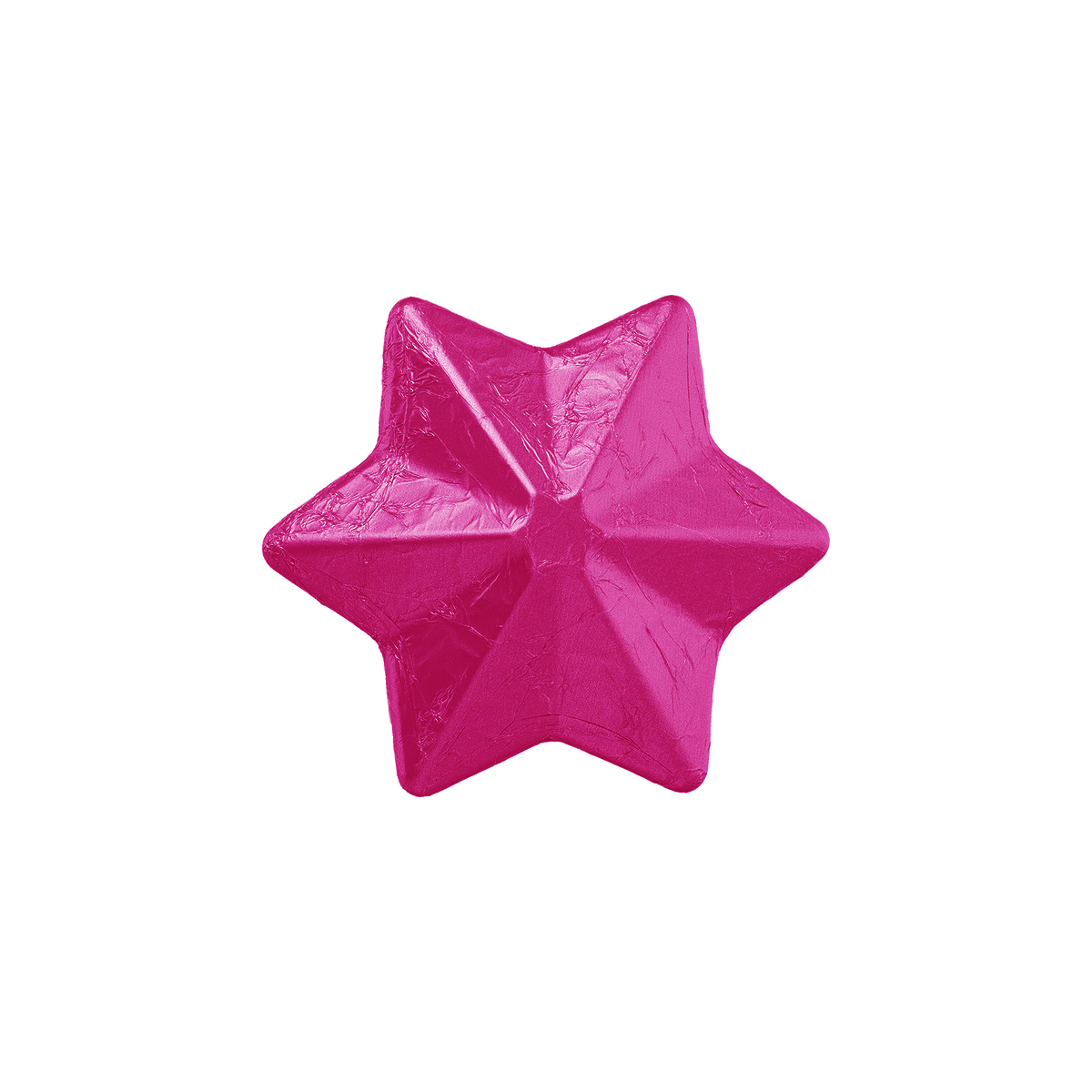 Weihnachtsstern Vollmilchschokolade Pink 11cm 70g