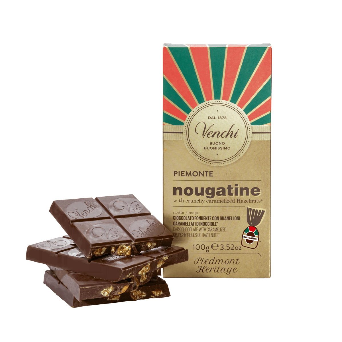 Venchi Nougatine Tafel 95g