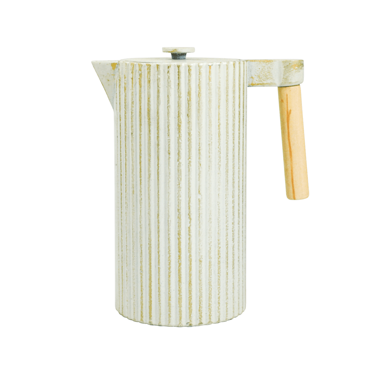 Teekanne SI aus Gusseisen 1,2l weiss gold Teekanne SI aus Gusseisen 1,2l weiss gold