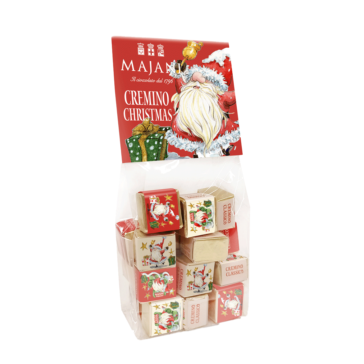 Majani Cremino Christmas im Beutel 20 Stück 203g Majani Cremino Christmas im Beutel 20 Stück 203g