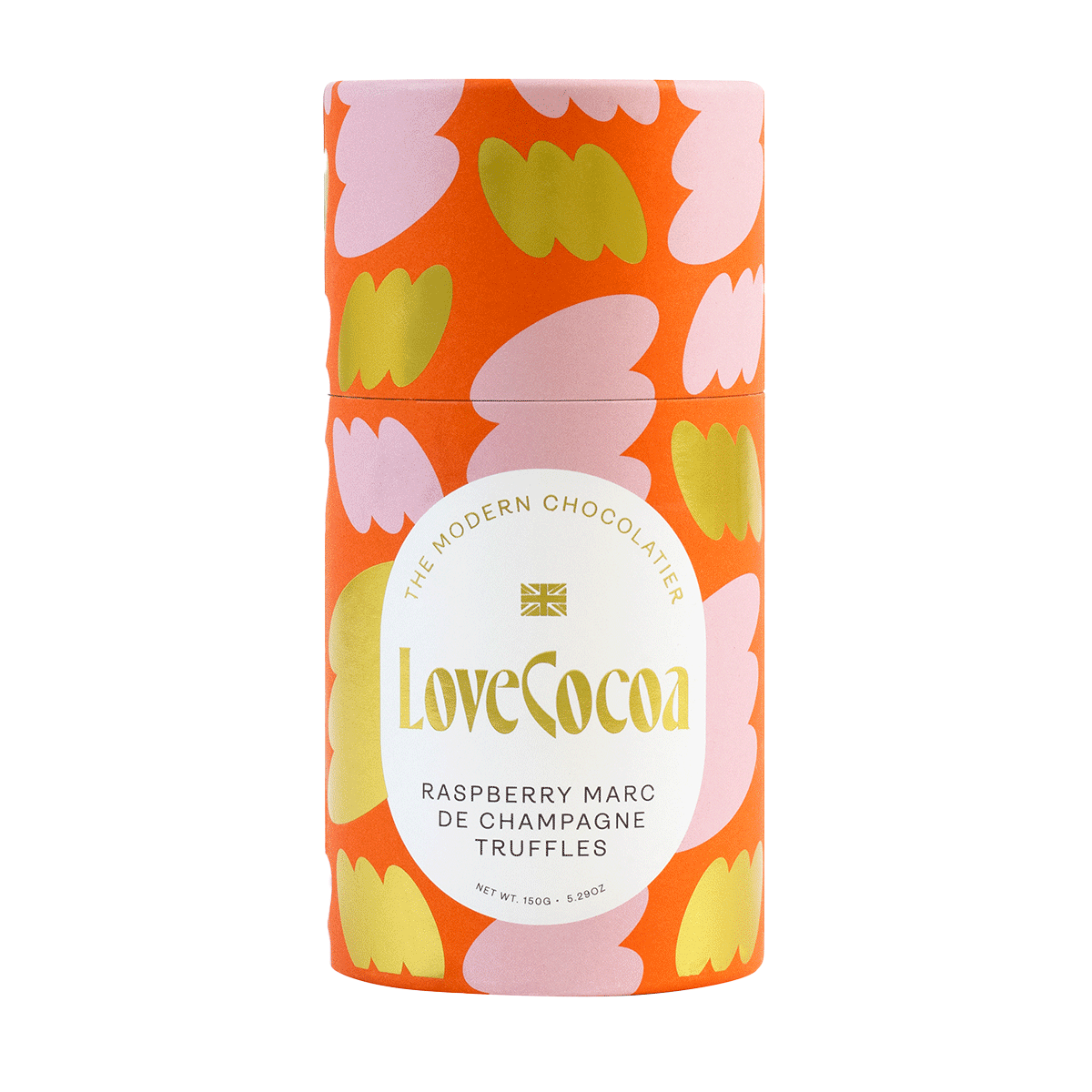 Love Cocoa Weisse Trüffelpralinen mit Champagner & Himbeeren 150g Love Cocoa Weisse Trüffelpralinen mit Champagner & Himbeeren 150g