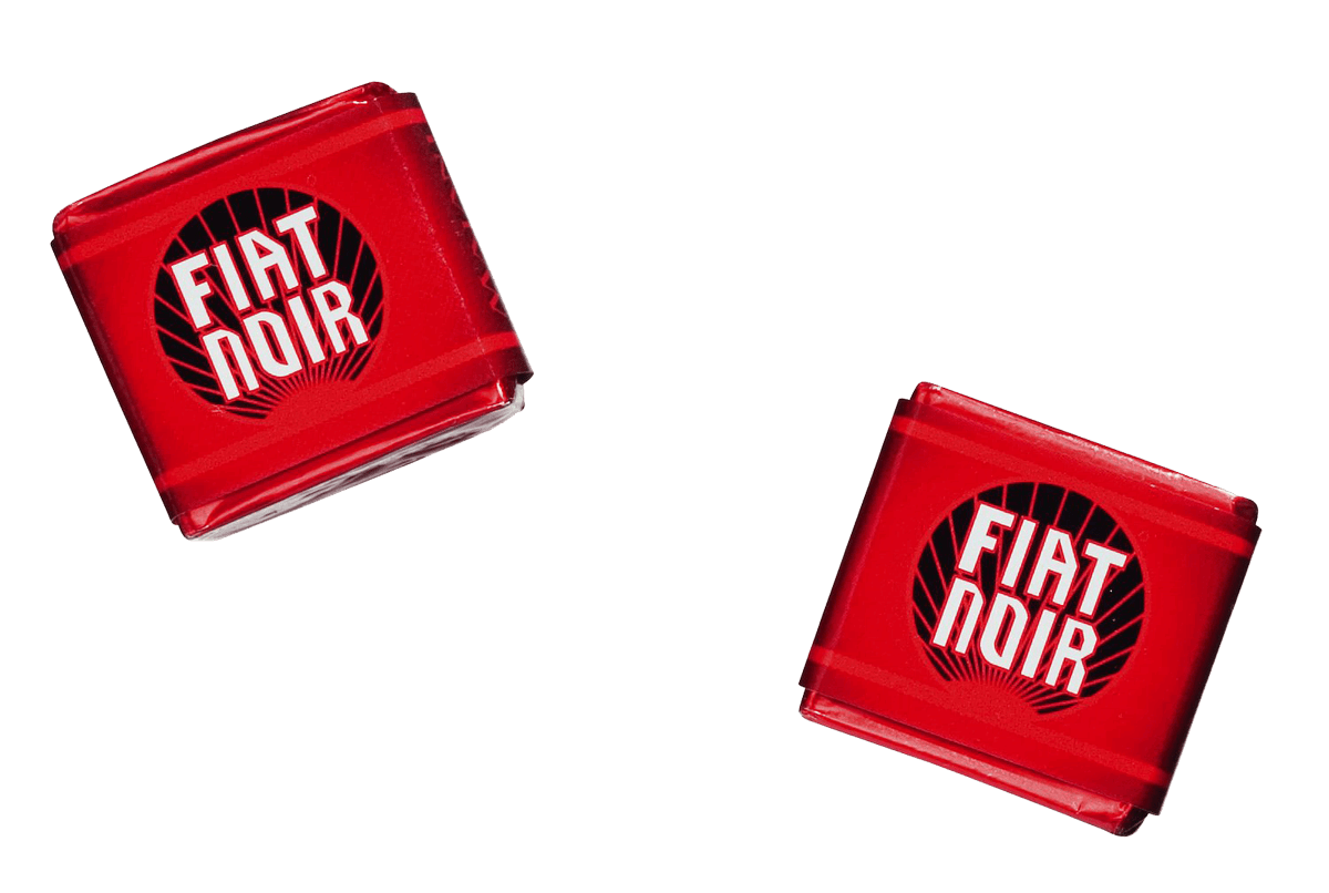 Majani Fiat Cremino Noir 10 Stück