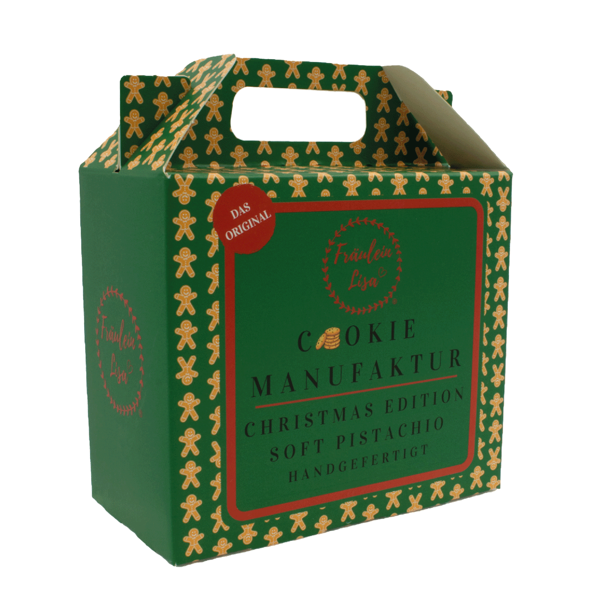 Fräulein Lisa Christmas Edition Soft Cookies mit Pistazie 180g