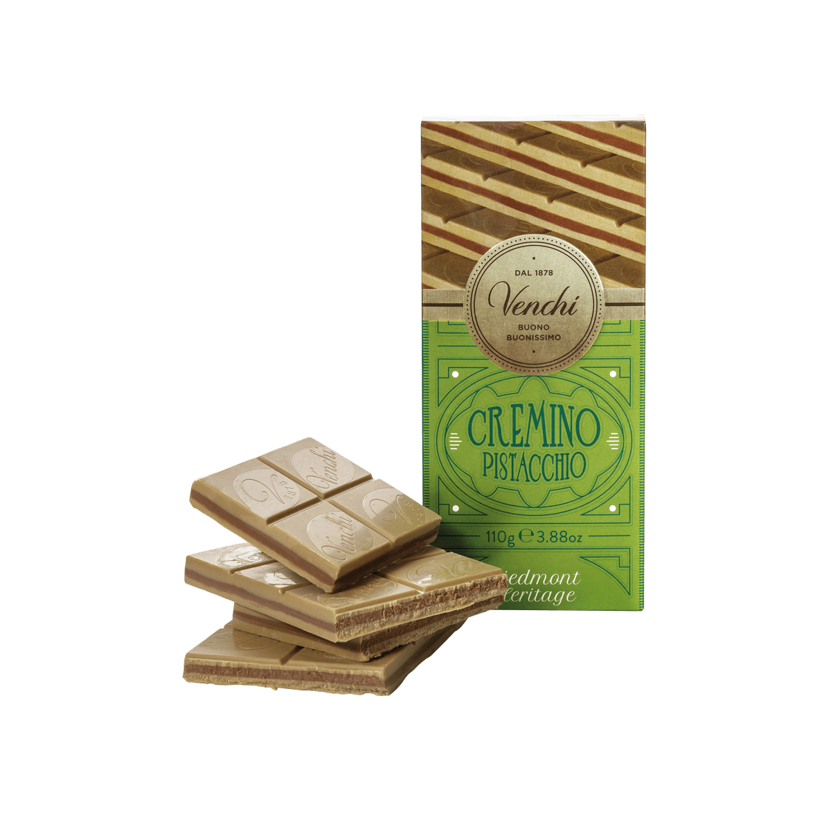 Venchi Cremino Pistazie Tafel 110g Venchi Cremino Pistazie Tafel 110g