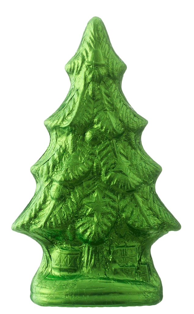Weihnachtsbaum Vollmilchschokolade Grün 30cm 350g
