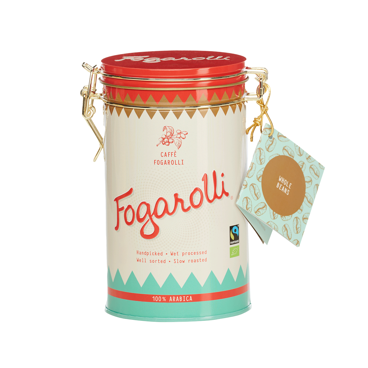 Fogarolli Kaffee Arabica ganze Bohne Dose 250g