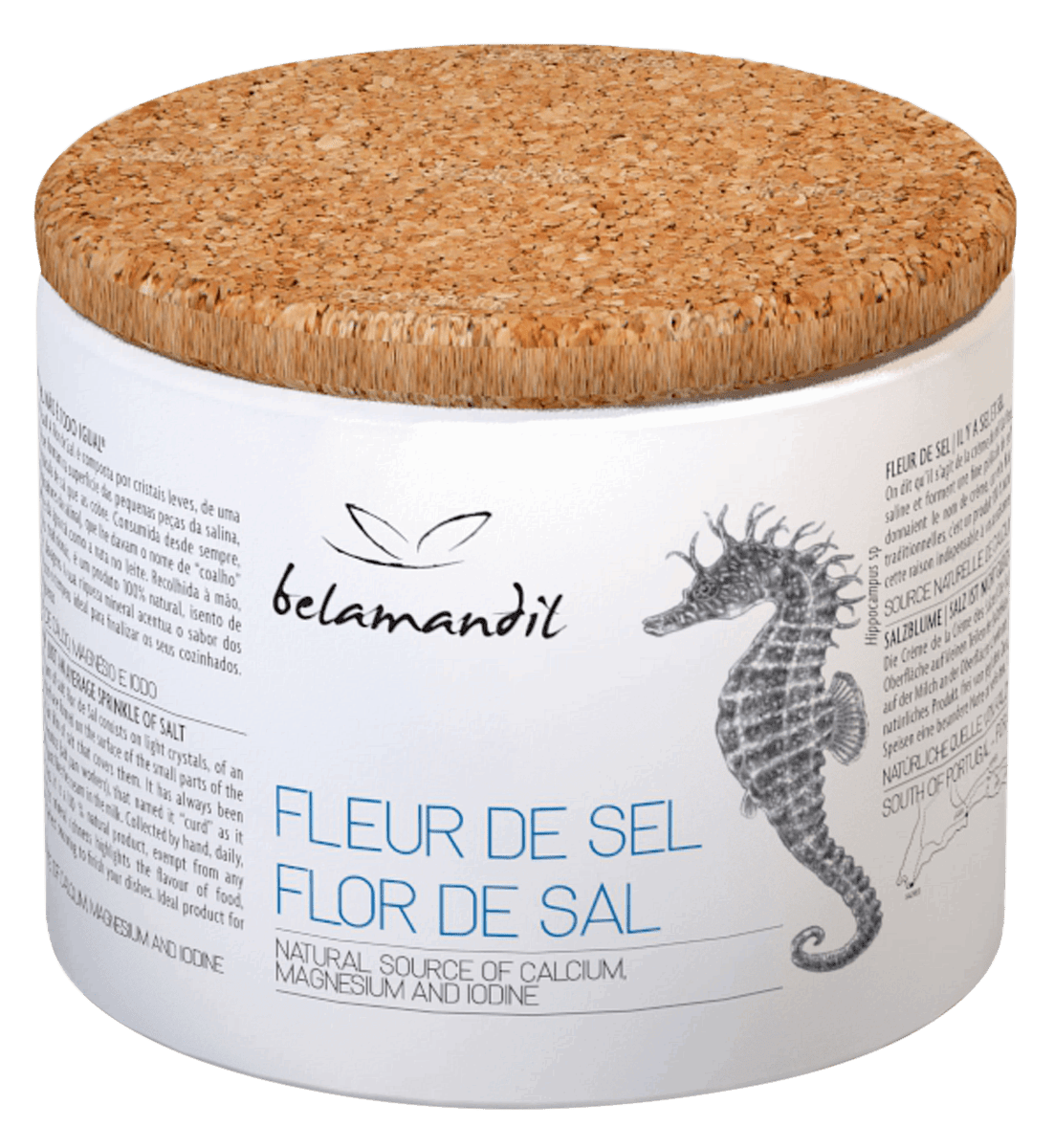 Belamandil Manorto Flor de Sal Bio im Leinensäckchen 125g 